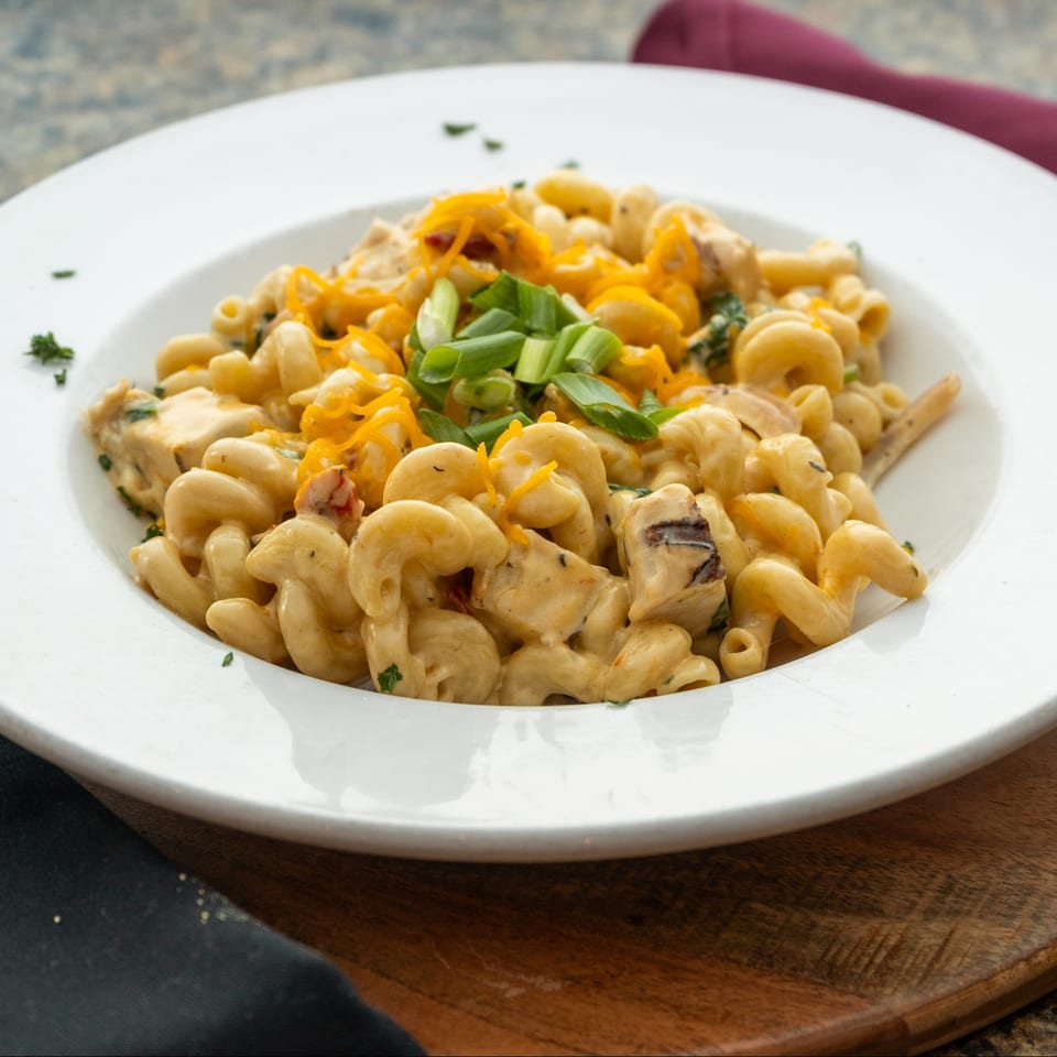 Italian Mac pasta at Seasonal Grille