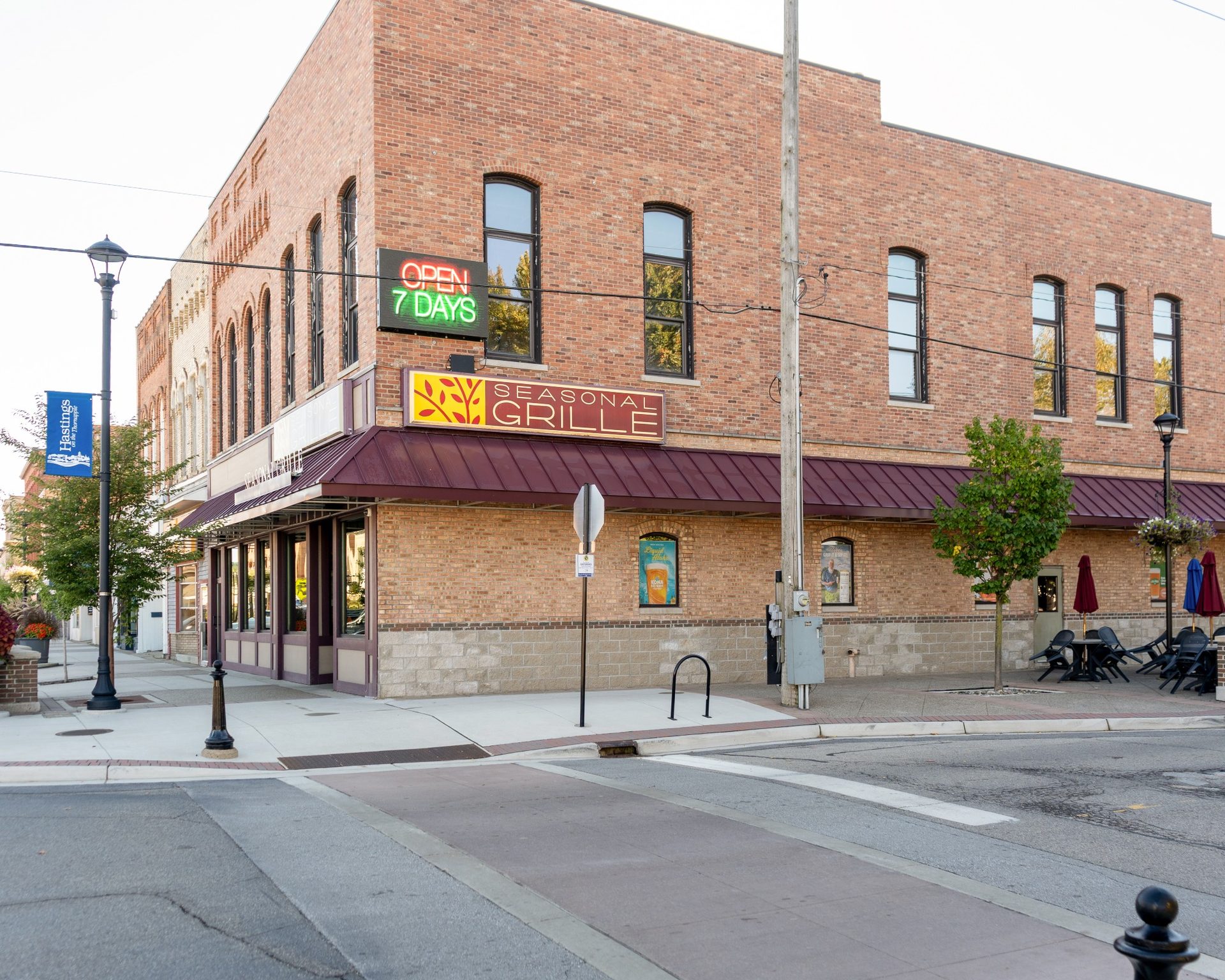 The building